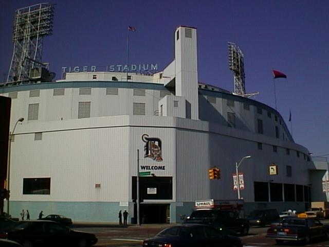 Outside Tiger Stadium