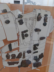 Musée d'Aalen, 5 : fragments de lorica segmentata.