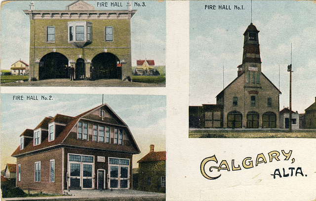 Calgary, Alta. [Fire Halls 1-3]