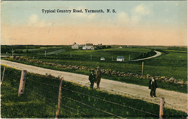 Typical Country Road, Yarmouth, N.S.