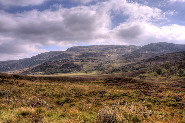Hills around Loch Tarff