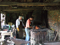 At work at the forge - Weald and Downland Museum