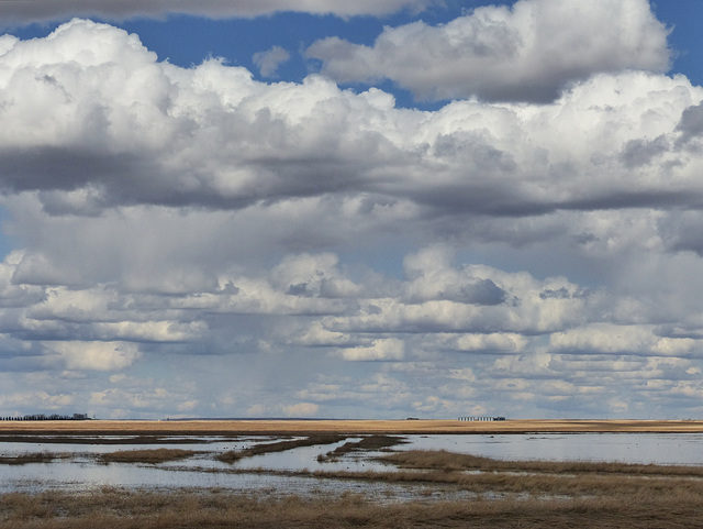 Clouds over Frank Lake