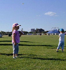 Kite flying on Southsea Common 2001