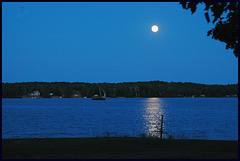 Moon Over Lake Roland
