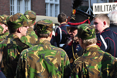 Military History Day 2014 – Old Guard talks to young soldiers