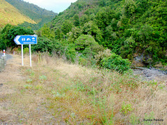 Manganuku camp sign, Waioeka Gorge