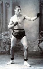 Bandsman Jack Blake of Great Yarmouth, Middleweight Champion 1916-1918