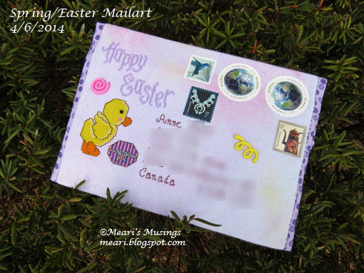 Easter/Spring Mailart Front 4/6/14
