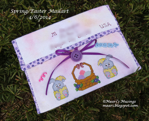 Easter/Spring Mailart Back 4/6/14
