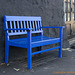 blaue bank - blue bench (HBM!)