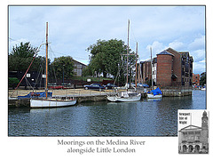 Newport Isle of Wight - The River Medina beside Little London - 28.9.2006