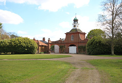 Stable courtyard entrance, Didlington Hall, Norfolk