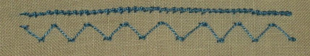 ## 110 and 111, Rope and Zig Zag Coral stitches