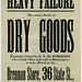 Heavy Failure Dry Goods