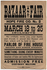 Hope Fire Co. No. 2 Bazaar and Fair