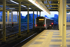 Metro trains at Amsterdam Amstel