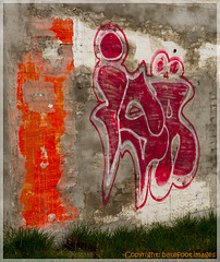 graffitti rot-orange