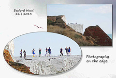 Photography on the edge - Seaford Head - 26.8.2013