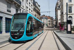 BESANCON: Essai du Tram avenue Carnot  10.