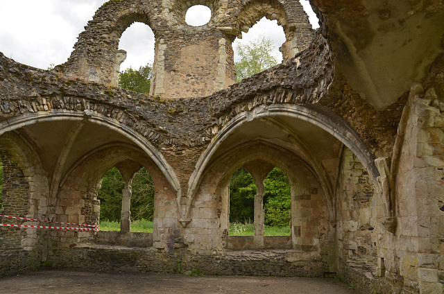 Waverley Abbey ruins - Lay Brothers Refectory