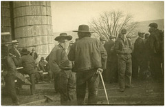 Amish Men at a Farm Sale