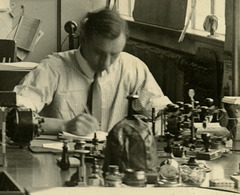 Man at Desk, Lewis Walker Company Office, 1925