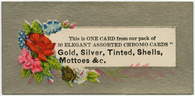 Elegant Assorted Chromo Cards