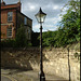 Oxford black lamp post