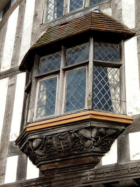 Window with Woodcarving