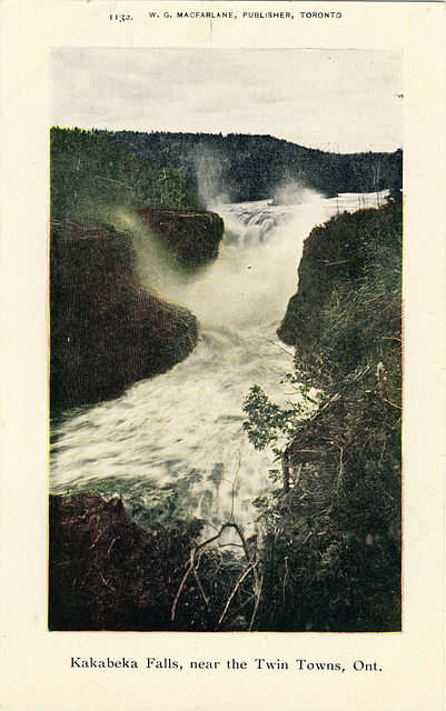 Kakabeka Falls, near the Twin Towns, Ont.