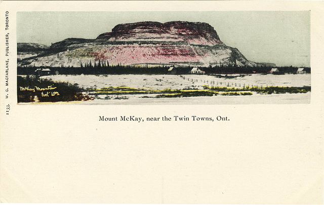 Mount McKay, near the Twin Towns, Ont.