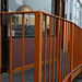 Orange railings