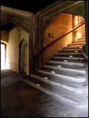stairway to the dining hall