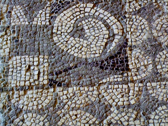 Mosaic flooring at Fishbourne