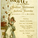 Wedding Menu for Gustav Brünner and Helene Rumke, May 11, 1889