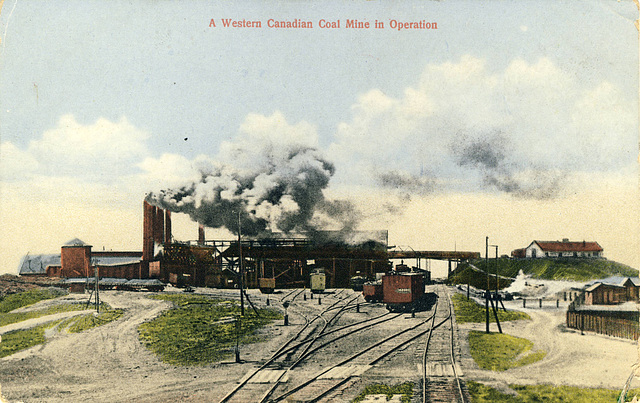 A Western Canadian Coal Mine in Operation
