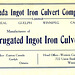 Canada Ingot Iron Culvert Company [reverse]