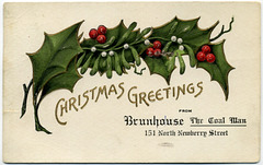 Christmas Greetings from Brunhouse the Coal Man