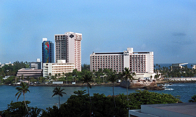 El Caribe Office Building and the Caribe Hilton