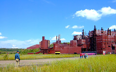 LTV Taconite Pelletizing Plant, with railfans