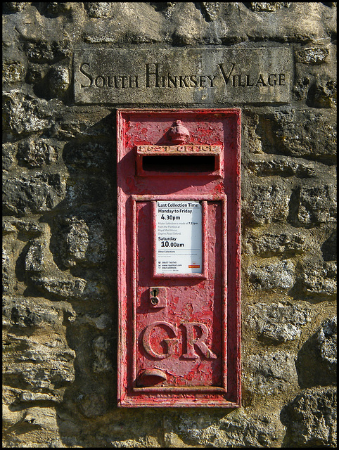 South Hinksey Village post box
