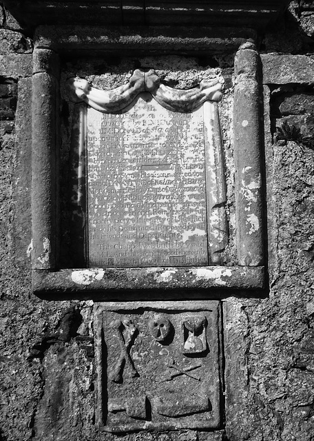 MacLeod Memorial at St. Clement's Church Graveyard, Isle of Harris, Scotland