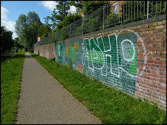 council's green paint vandalism