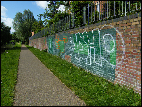 council green paint vandalism
