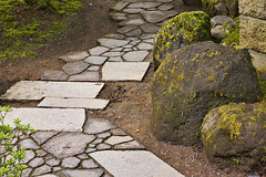 Stones (Paving and Other) – Japanese Garden, Portland, Oregon