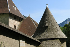 Tuiles et tavaillons (Monastère de la Grande Chartreuse)