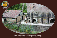 The lime kilns and display building  - Amberley - 29.8.2013