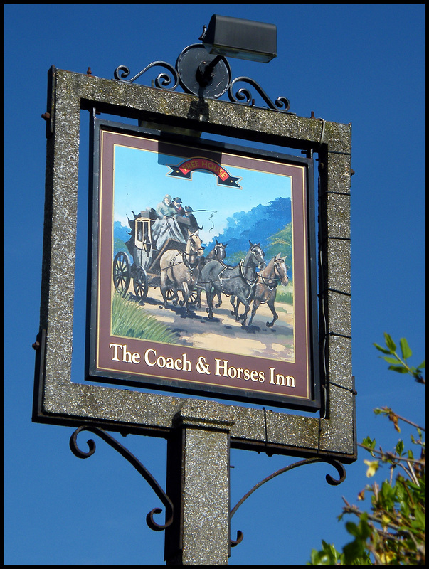 Coach & Horses pub sign