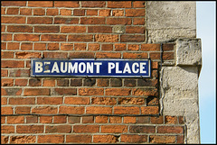 Beaumont Place street sign